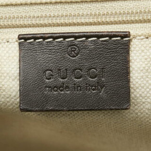 Gucci GG Tote beige brown leather - Picture 10 of 11